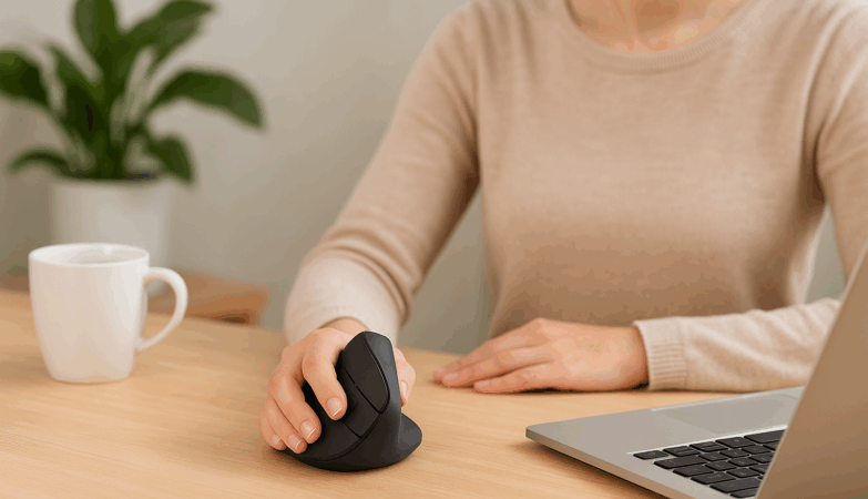 Vertikale Maus Gewöhnung