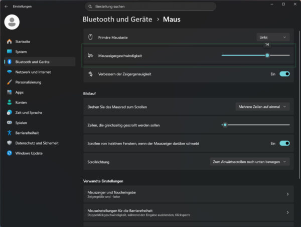 DPI einstellen Windows 11