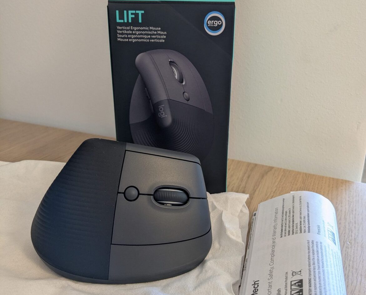 Logitech Lift Test – Vertikale Maus für kleine Hände